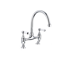 Traditional brass Two handle kitchen mixer taps